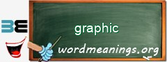 WordMeaning blackboard for graphic